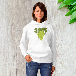 Gröna druvor vinblad färsk frukt t shirt