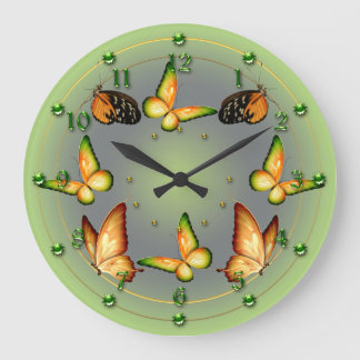 Gröna fjärilar för vår stor klocka