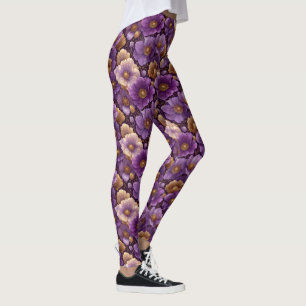 Gröna förlossningsanemoner Tematiska årspresenter  Leggings