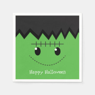Gröna Frankenstein Halloween kostym festservetter Pappersservett