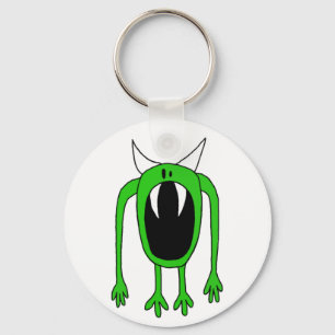 Gröna gigantiska Keychain Nyckelring