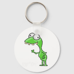 Gröna gigantiska Keychain Nyckelring