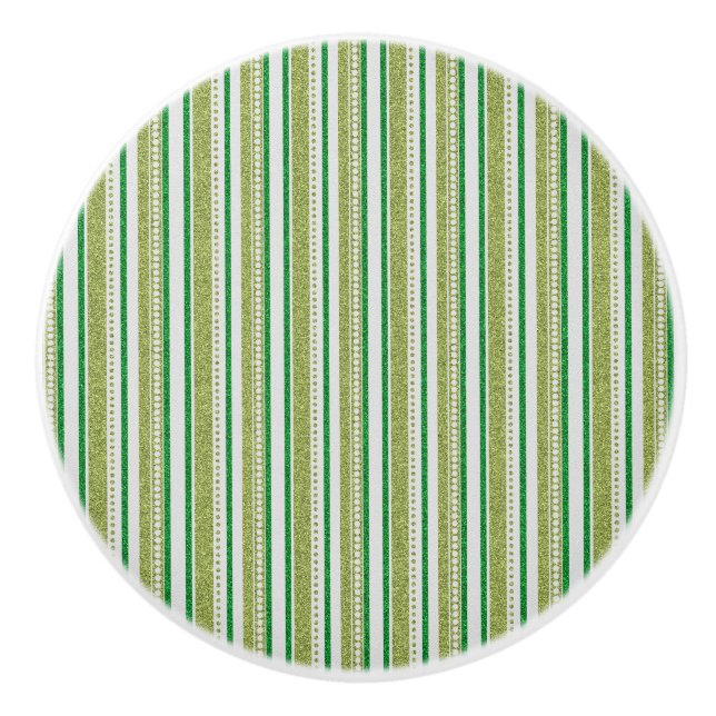 Gröna glitterränder knopp (Framsidan)