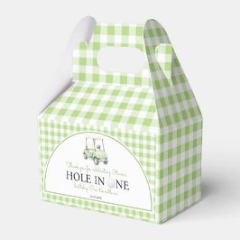 Gröna golfhål-ett-födelsedagspresentförpackningar presentaskar
