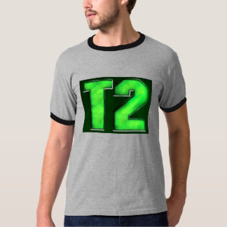 Gröna grå färg/svart för logotypringerT-tröja Tee Shirt
