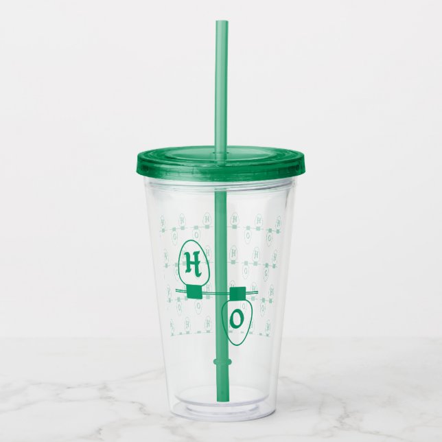 Gröna HO-ljus Take Away Mugg (Framsida)