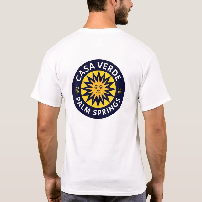 Gröna huset. t shirt (Baksida)
