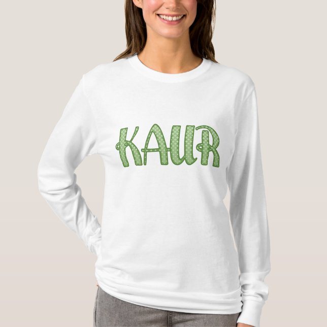 Gröna Kaur T Shirt (Framsida)