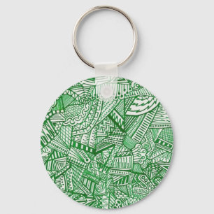 Gröna Keychain Nyckelring