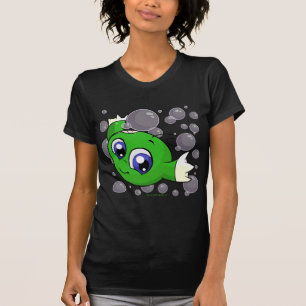 Gröna Kiko som swishing till och med Kiko sjön Tee Shirt