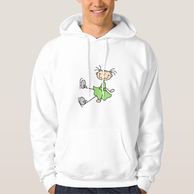Gröna klänningkonståkareTshirts och gåvor Sweatshirt (Framsida)