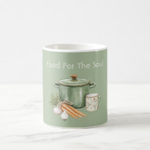 Gröna Kruk Morötter Kaffemugg
