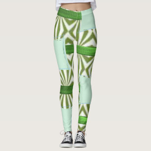 gröna långa leggingar leggings