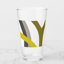 Gröna linjer glas