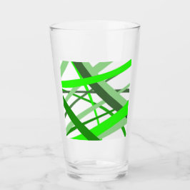 Gröna linjer glas