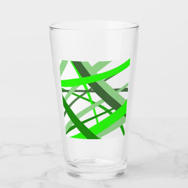 Gröna linjer glas (Framsida)