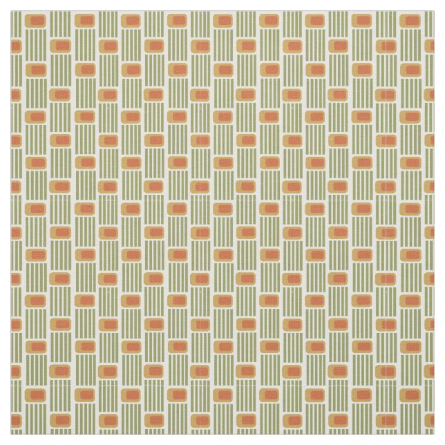 Gröna linjer och rutor  tyg (Provkarta)