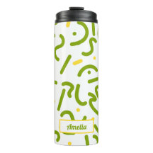 Gröna Linjer Termisk Tumbler
