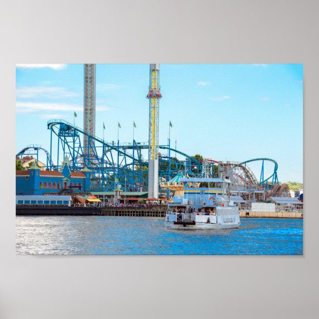 Grona Lund Amusement Park, Stockholm, Sverige Poster (Framsidan)