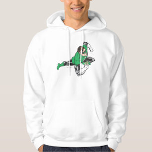 Gröna lyktaspringor sweatshirt med luva