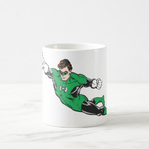 Gröna lyktastansmaskiner kaffemugg