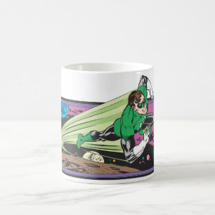 Gröna lyktatävlingar till och med utrymme kaffemugg