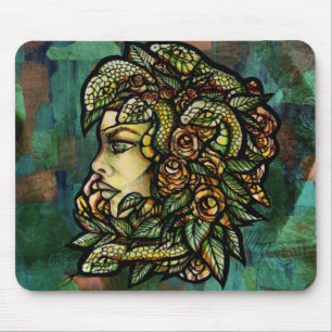 Gröna Medusa Ormar Rose Gorgon Musmatta