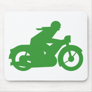 Gröna Motorbiker undertecknar Musmatta