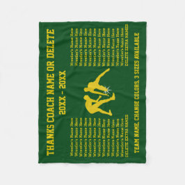 Gröna och guld- gåvor för fleecefilt