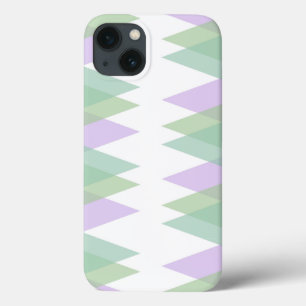 Gröna och lila trianglar Case-Mate iPhone-fodral