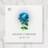 Gröna och svarta gotiska rosor damast