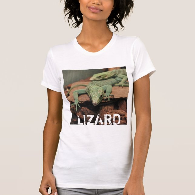 Gröna ödlor tee (Framsida)