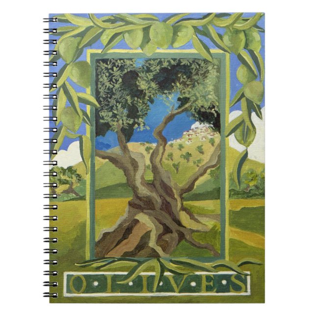 Gröna oliv 2014 anteckningsbok (Framsidan)