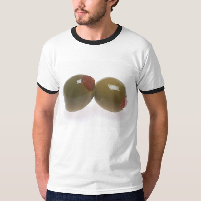 Gröna oliv t-shirt (Framsida)