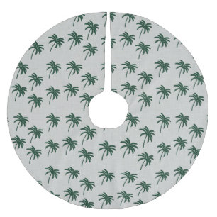Gröna palmträd julgransmatta borstad polyester