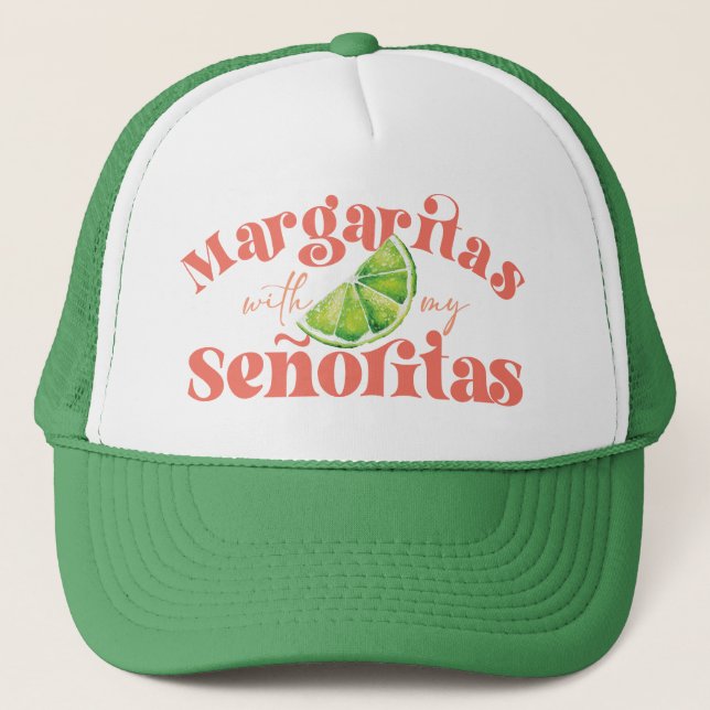 Gröna persikodrinkar med mina señoritas keps (Framsida)