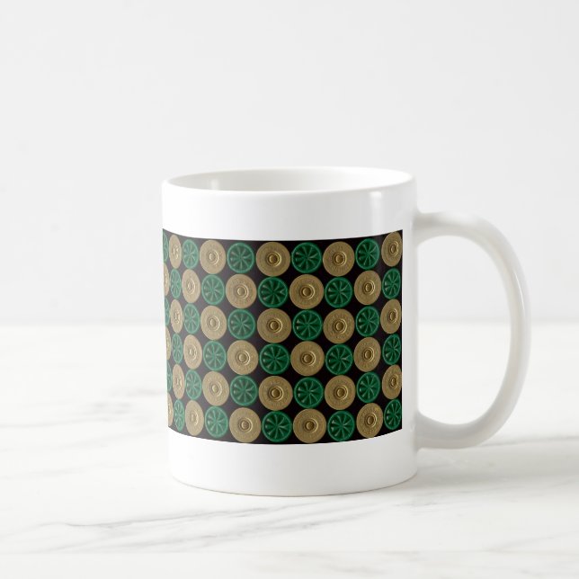 gröna pistolsnäckor kaffemugg (Höger)