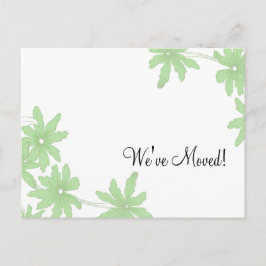 Gröna prästkragar Flyttar Meddelande Vykort