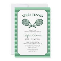 Gröna Ränder Après Tennis Bröllopsfest