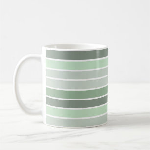 Gröna Ränder Kaffemugg