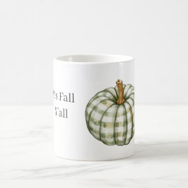 Gröna Ränder Pumpa Kaffemugg