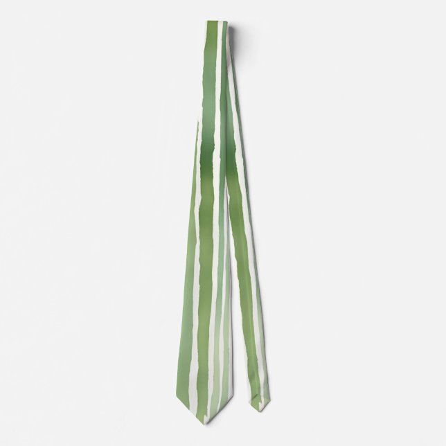 Gröna Ränder  Slips (Framsida)