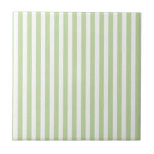 Gröna randiga mönster Minimal modern vår sommar Kakelplatta