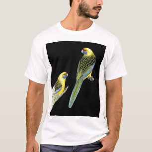 Gröna Rosella parar - den Platycercus Tee Shirt