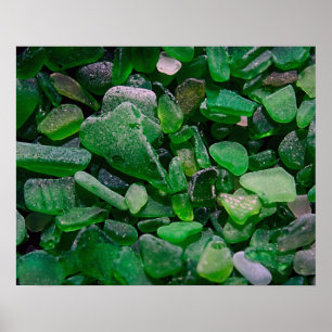 Gröna Seaglass Poster