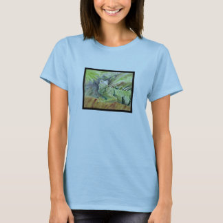 Gröna Sheguana leguanLadies skjorta T-shirt