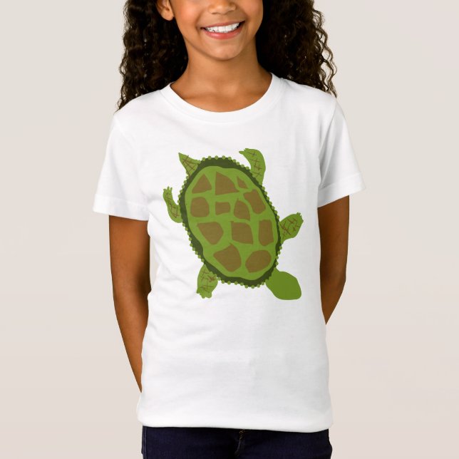 Gröna sköldpaddaTshirts och gåvor Tee (Framsida)