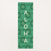 Gröna Sköldpaddor Med Aloha