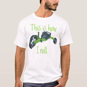 Gröna stora rullar, detta är hur jag rullar t shirt