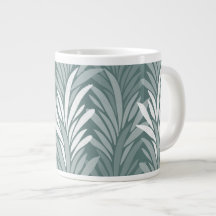 Gröna Teal Agaveblad Natur Art Card
